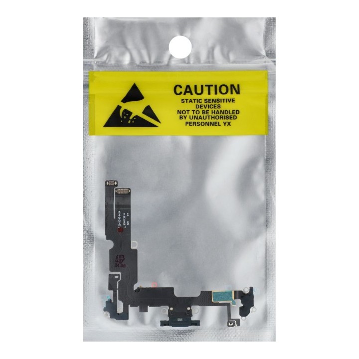 USB charging flex cable for IPHONE 14 Plus black (pulled)