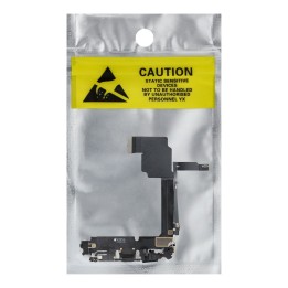 Шлейф зарядки USB для IPHONE 15 Pro Max черный OEM
