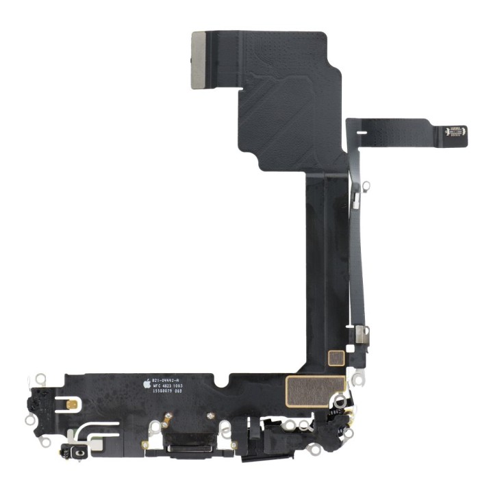 Шлейф зарядки USB для IPHONE 15 Pro Max чорний OEM