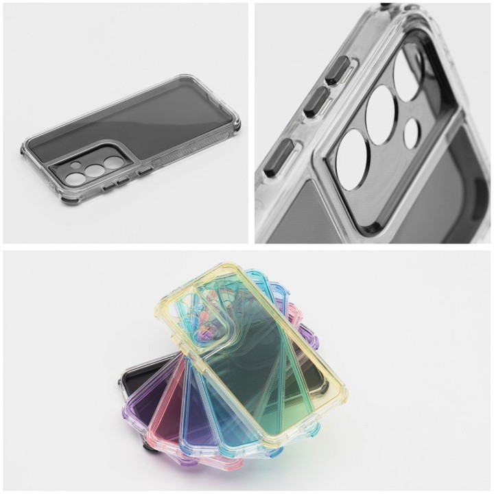 Чехол для Samsung S24 FE Matrix Clear черный