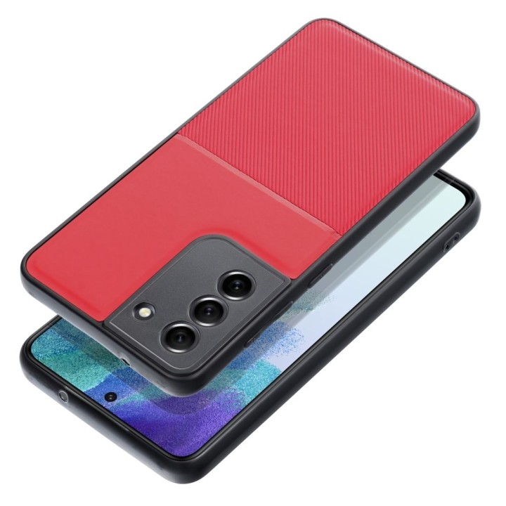 Чехол для Samsung S21 FE Noble красный