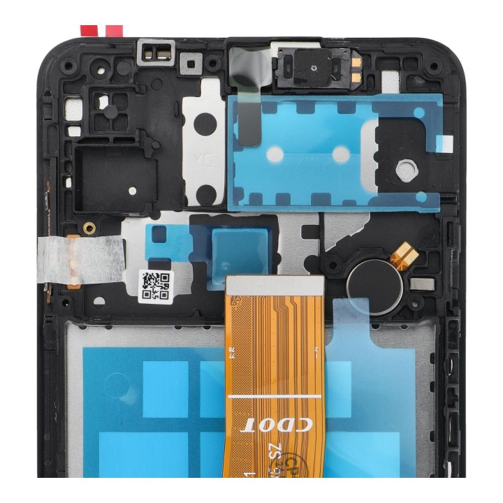 FixCell LCD display for SAMSUNG A12 A125 OEM frame with components