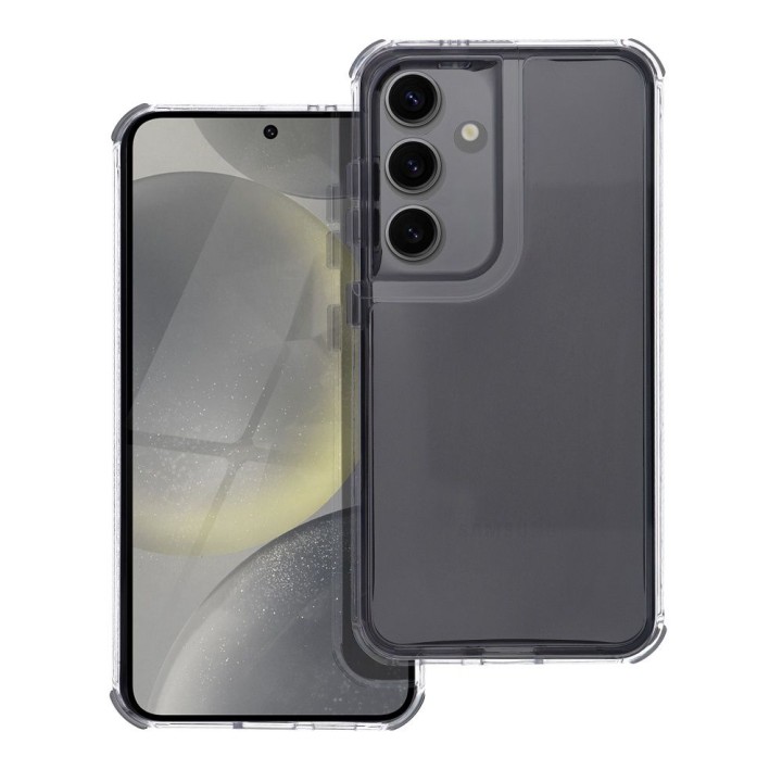 Чехол для Samsung S24 FE Matrix Clear черный
