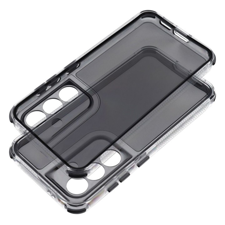 Чехол для Samsung S24 FE Matrix Clear черный
