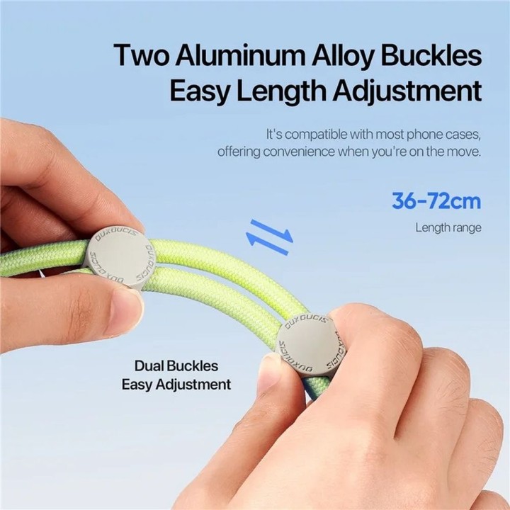 DUX DUCIS Plaz - phone lanyard pale green