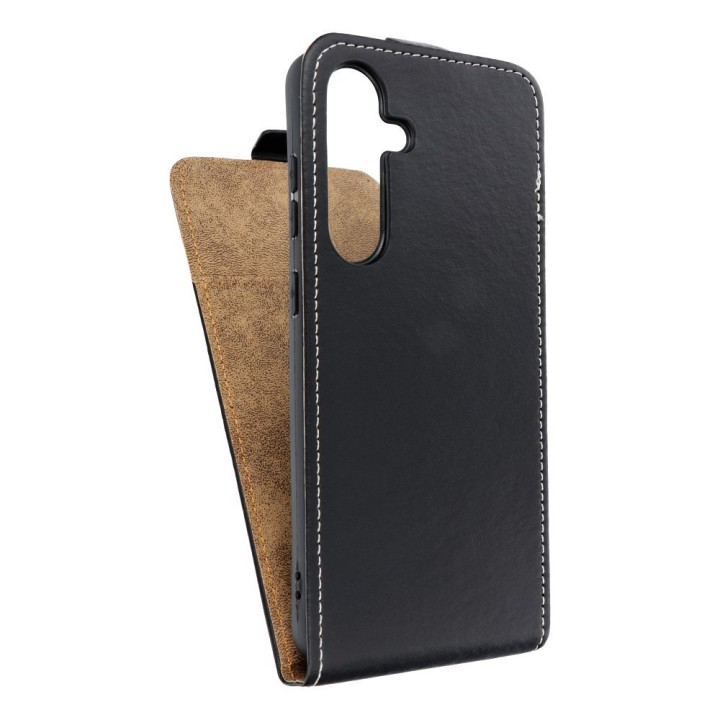 Чохол з клапаном вертикальний для Samsung S24 FE Slim Flexi Fresh чорний