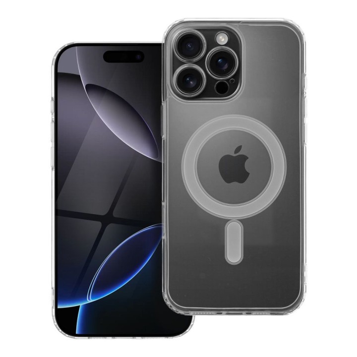 Чохол для iPhone 16 PRO MAX Clear Mag Cover (Str / Camera Protection) сумісний із MagSafe прозорий