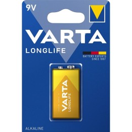 VARTA battery alkaline 9V (Type 6LR61) Longlife 1 pcs