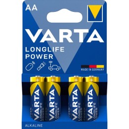 VARTA лужна батарейка R6 (AA) Longlife Power 4 шт