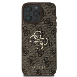 GUESS чехол для IPHONE 16 Pro GUHCP16L4GMGBR (4G PU Big Logo) коричневый