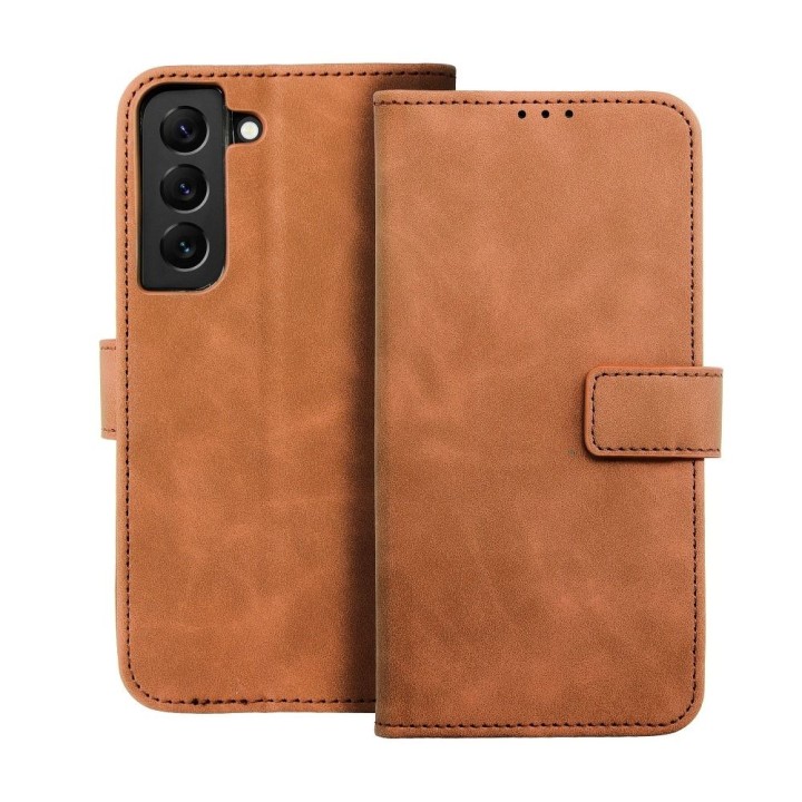 Flip case for Samsung A13 4G Tender Book brown