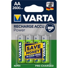 VARTA аккумулятор аккумуляторная R6 (AA) 2600mAh Accu Power 4 шт.