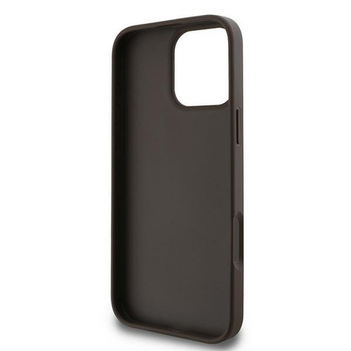 GUESS чехол для IPHONE 16 Pro GUHCP16L4GMGBR (4G PU Big Logo) коричневый