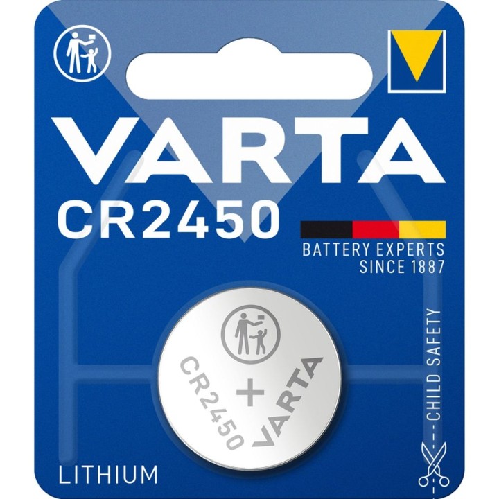 VARTA аккумулятор литиевая CR2450 3V 1 шт.