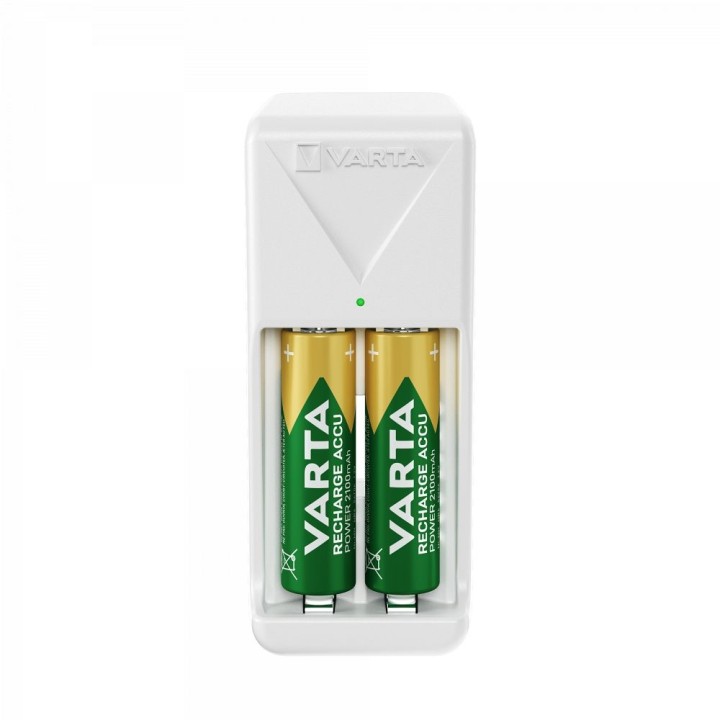 VARTA charger MINI CHARGER 57656 + 2 x battery cordless R6 (AA) 2100mAh