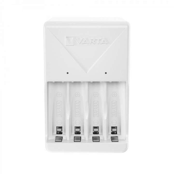 VARTA charger PLUG CHARGER 57657 + 4 x rechargeable battery R6 (AA) 2100mAh