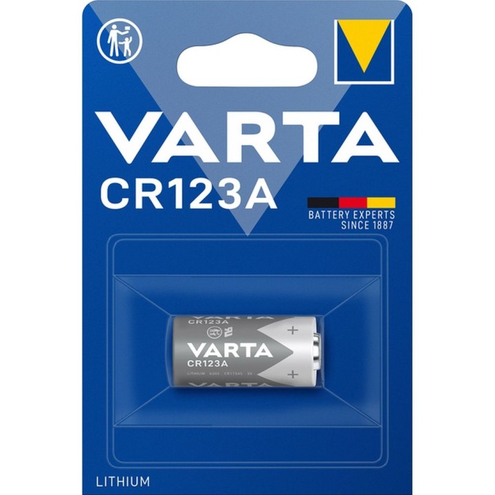 VARTA lithium battery CR123A 3V 1 pc