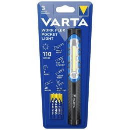 VARTA фонарик LED Pen light 17647 + 3 x батарейки R3 (AAA)
