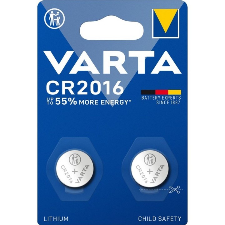 VARTA акумулятор літієва CR2016 3V 2 шт.