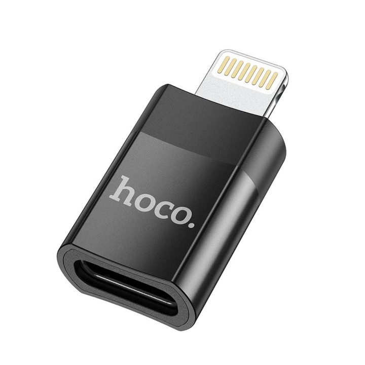 Adapter USB C for Lightning Hoco UA17 black