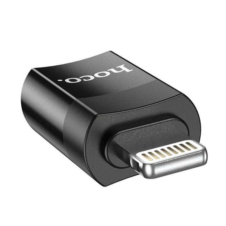 Adapter USB C for Lightning Hoco UA17 black