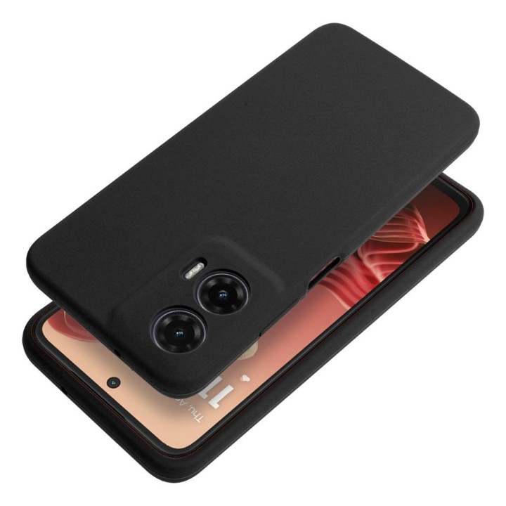Чехол для Motorola G35 5G Silicone 2mm (camera protection) черный