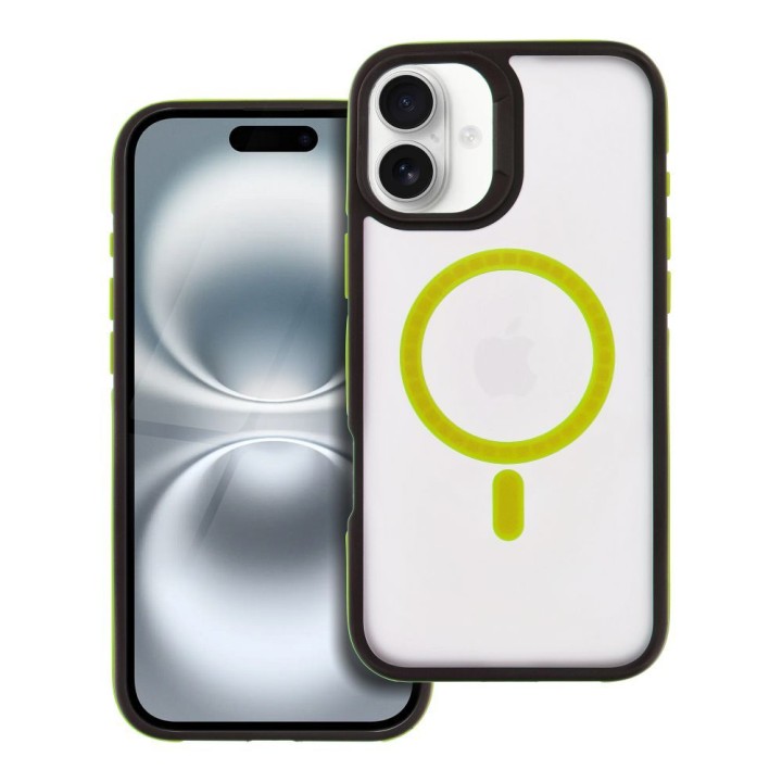 Чохол для iPhone 16 PLUS Neo сумісний з MagSafe жовтий
