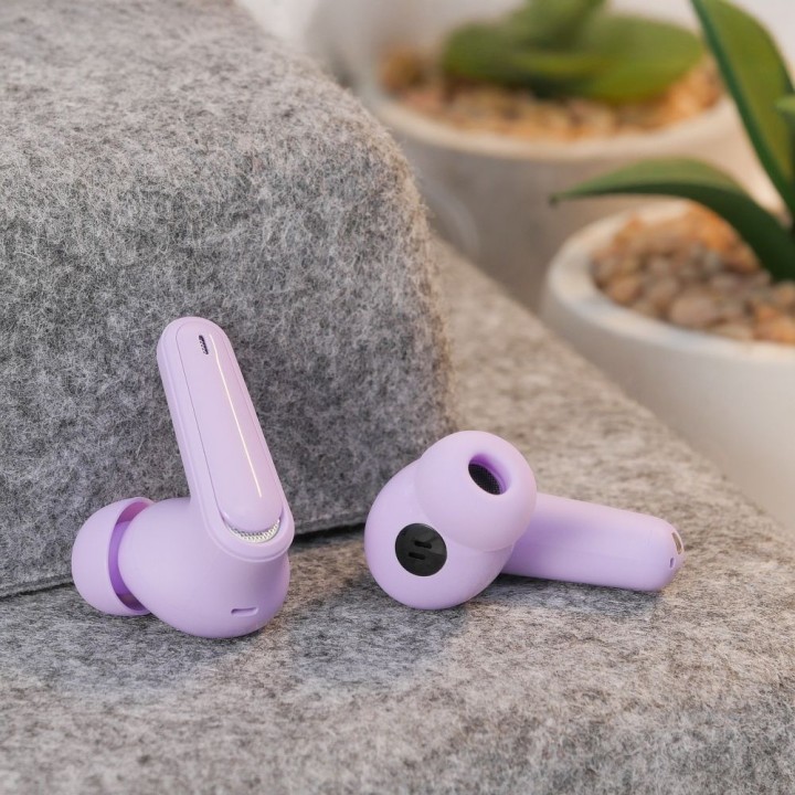 Wireless headphones in-ear Hoco TWS EQ23 purple