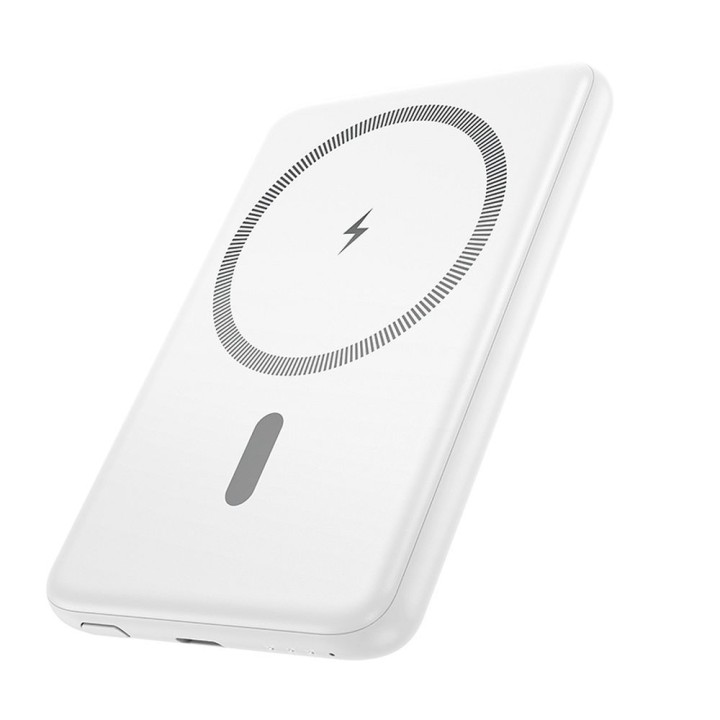 Повербанк сумісний з MagSafe Hoco 5000 mAh QC PD 2A 20W ultra-cienki J140A білий