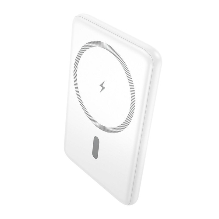 Повербанк сумісний з MagSafe Hoco 5000 mAh QC PD 2A 20W ultra-cienki J140A білий