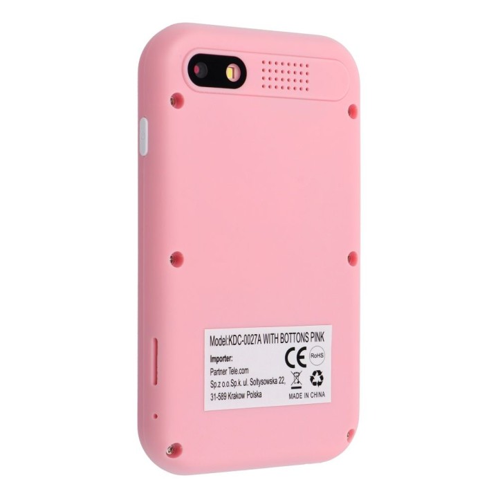 Children’s game console with IPS 2,4" screen and buttons KDC-0027A pink