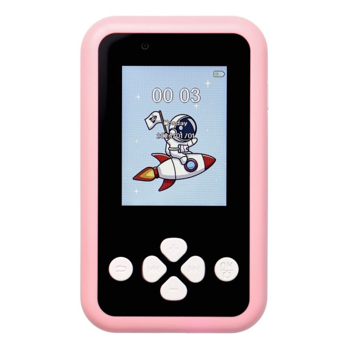 Konsola для ігор для дітей з екраном IPS 2,4" з кнопками KDC-0027A рожевий