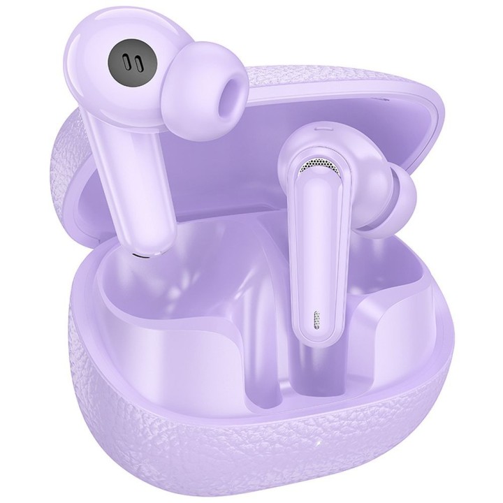 Wireless headphones in-ear Hoco TWS EQ23 purple