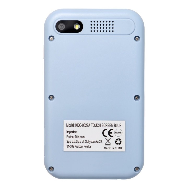 Игровая консоль для детей с сенсорным экраном 2,8" KDC-0027A синяя