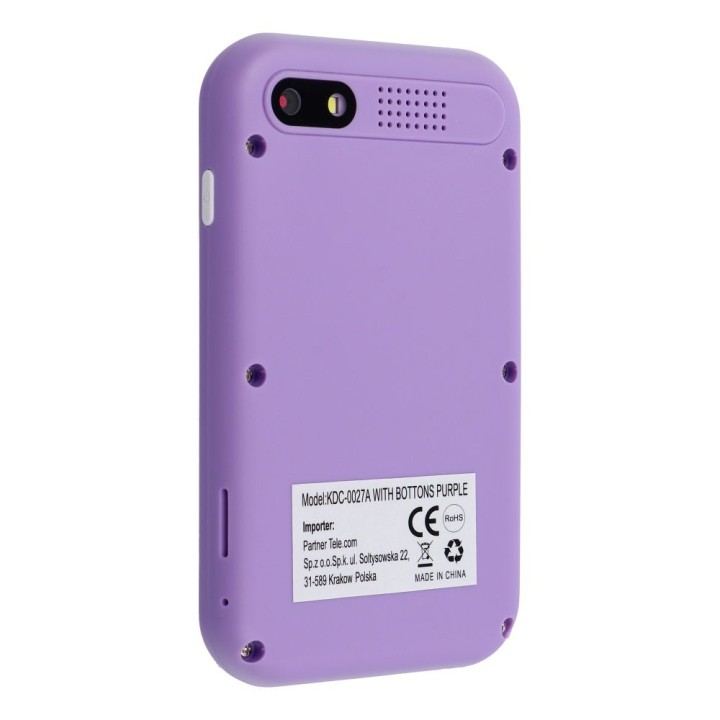 Children’s game console with IPS 2,4" screen and buttons KDC-0027A purple