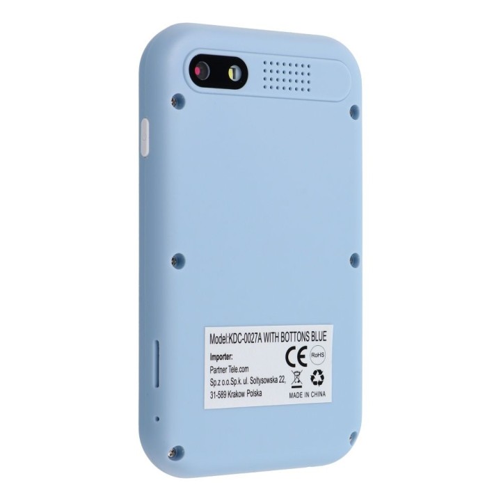 Игровая консоль для детей с экраном IPS 2,4" и кнопками KDC-0027A синяя