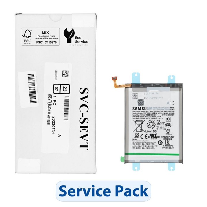 ServicePack аккумулятор EB-BA136ABY для SAMSUNG A13 5G A136B GH82-27431A