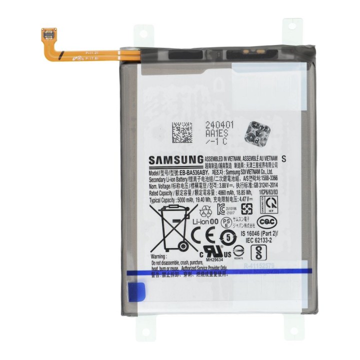 ServicePack Battery EB-BA536ABY for SAMSUNG A33 5G A336B GH82-28146A