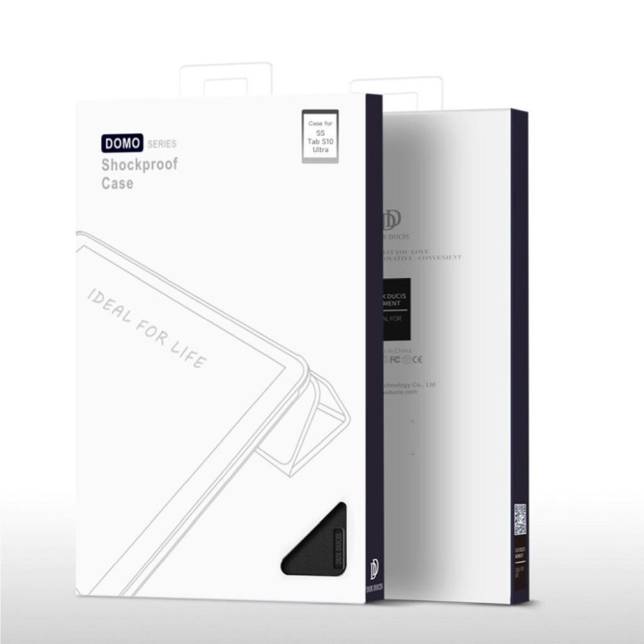 DUX DUCIS чехол DOMO складной с местом для стилуса для SAMSUNG Tab S10 Ultra/S9 Ultra/S8 Ultra Black черный