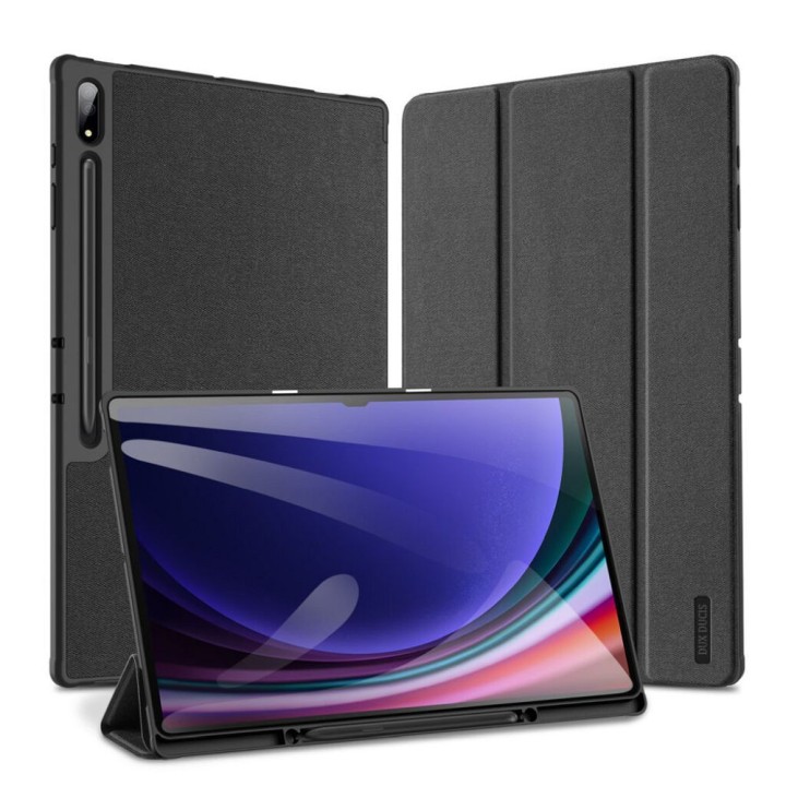 DUX DUCIS чехол DOMO складной с местом для стилуса для SAMSUNG Tab S10 Ultra/S9 Ultra/S8 Ultra Black черный