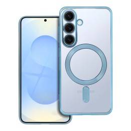 Case for Samsung S25 Electro Mag Cover MagSafe compatible blue