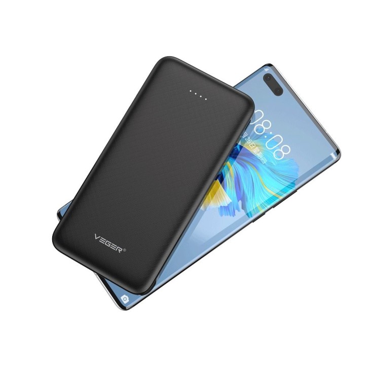 Повербанк Veger A10 (W1065) 2A 10000 mAh черный