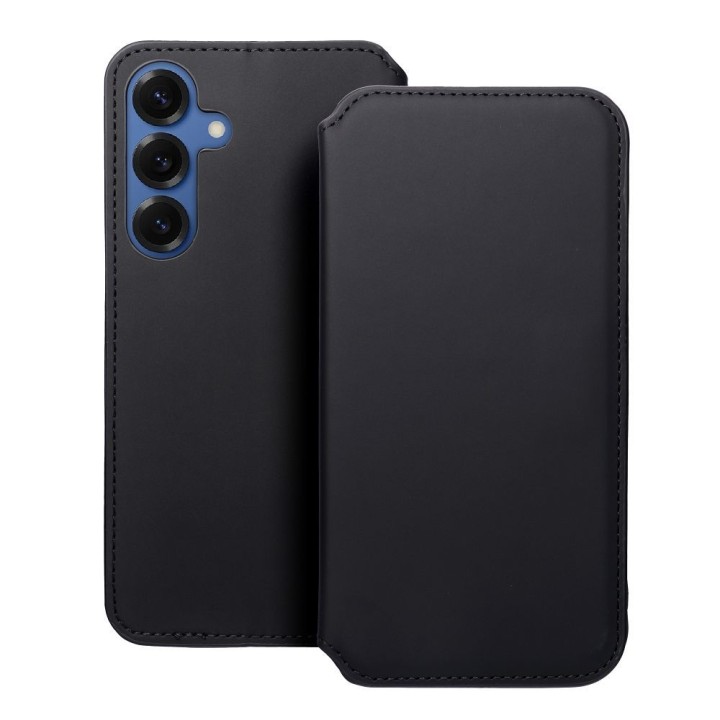 Flip case for Samsung S25 PLUS Dual Pocket Book black
