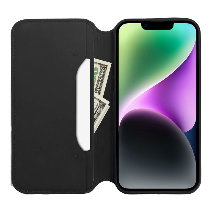 Flip case for Samsung S25 PLUS Dual Pocket Book black