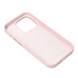 Чохол для Samsung S25 PLUS Leather Mag Cover сумісний із MagSafe рожевий