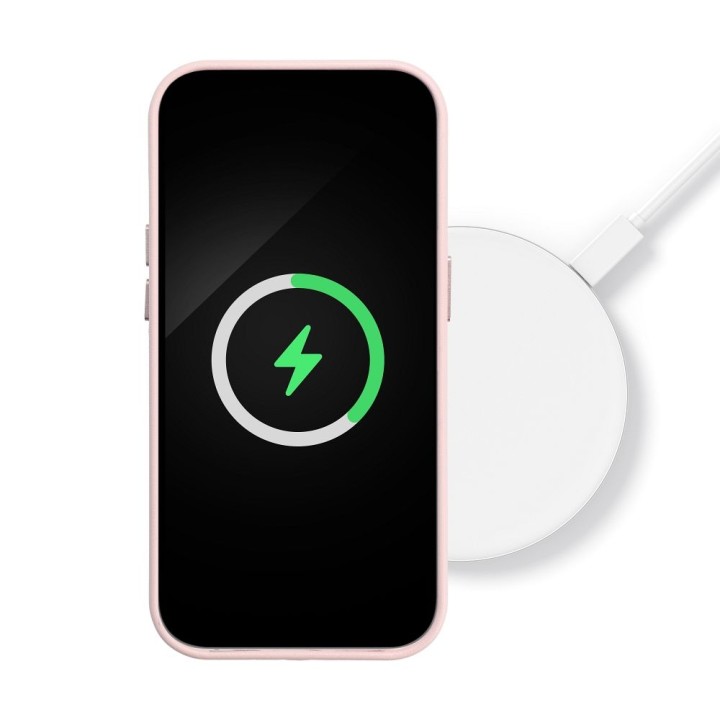 Etui na Samsung S25 PLUS Leather Mag Cover zgodne z MagSafe różowe