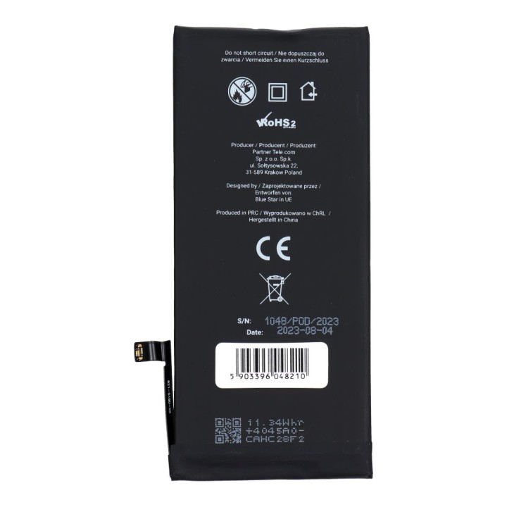Аккумулятор для iPhone XR 2942 mAh Blue Star HQ
