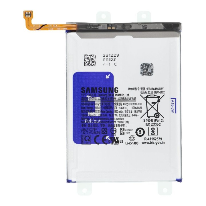 ServicePack Акумулятор EB-BA156ABY для SAMSUNG A15 A155F / A156B GH82-33639A