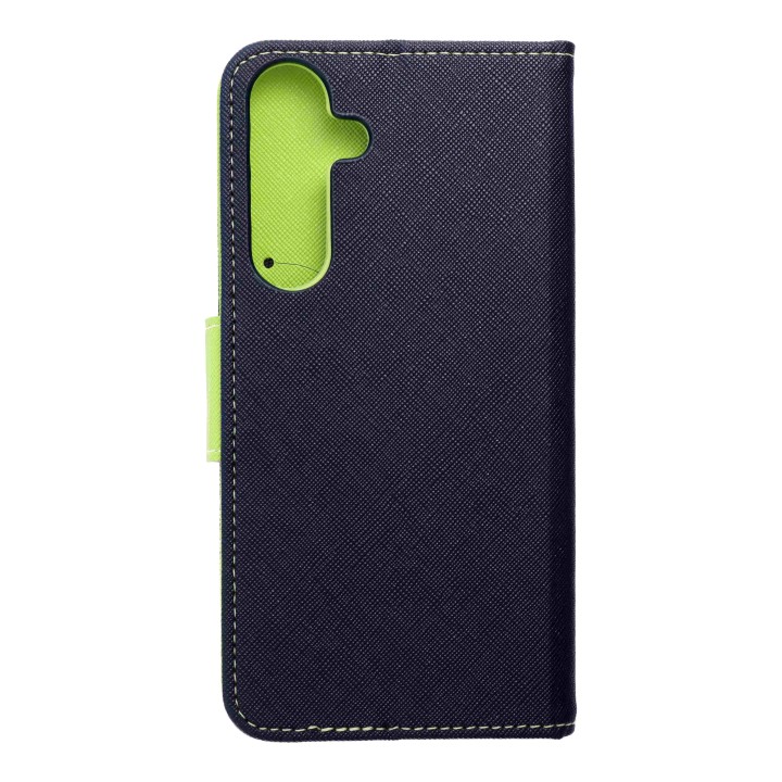 Flip case for Samsung S25 PLUS Fancy Book navy blue-lime
