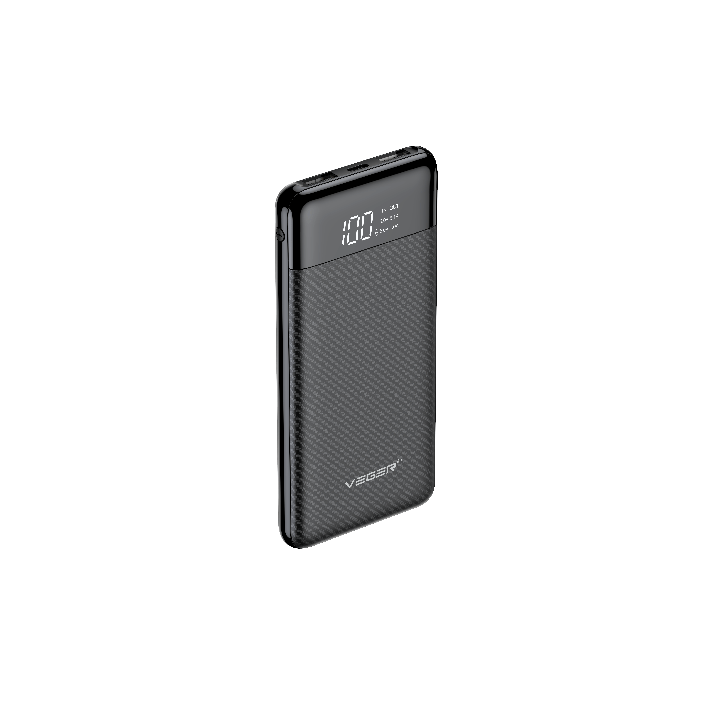 Повербанк Veger L11 (W1087) 10000 mAh чорний